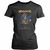 Megadeth Vic Sketch Vintage Womens T-Shirt Tee