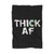 Thick Af Funny Donut Fitness Weightlifting Blanket