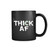 Thick Af Funny Donut Fitness Weightlifting Mug
