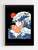 Funny Cat Samurai Poster