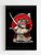 Japanese Samurai Ninja Cat Love Poster