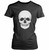 Skeleton Skull Goth Tolls Womens T-Shirt Tee