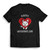 Happy Valentines Day Cute Dog And Heart Mens T-Shirt Tee