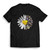 Sugar Skull Daisy Flower Halloween Mens T-Shirt Tee