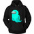 Among Us Ghost Cyan Unisex Hoodie Among Us Ghost Cyan Unisex Hoodie