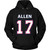 Josh Allen Jersey Unisex Hoodie