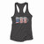 Beer American Flag 4th Of July Women Racerback Tank Tops