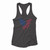 Eagle Flag Logo Women Racerback Tank Tops