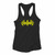 Daddy Super Hero Batman Logo Funny Women Racerback Tank Tops