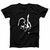 Eddie Van Halen Silhouette Man's T-Shirt Tee