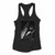 Marvel Black Panther 2018 Grayscale Pose Women Racerback Tank Tops