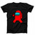 Among Us Red Logo Man's T-Shirt Tee