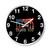 American Flag Thank You Veterans Proud Veteran Wall Clocks