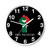 Free Palestine Wall Clocks