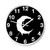 Moon Knight Logo Art Wall Clocks