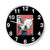 Retro Catzilla Ancient Japanese Cat Art Wall Clocks