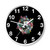 Retro Dragon With Yin And Yang Symbol Wall Clocks