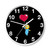 The Simpsons Maggie Heart Balloon Wall Clocks