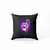 Purple Love Heart Pandas Pillow Case Cover