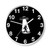Bigfoot Ufo Sasquatch Funny Alien Area 51 Cryptozoology Wall Clocks