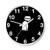 Ghost Of Disapproval Wall Clocks