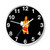 Tori Black Cute Waitress Wall Clocks