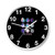 Bts Wings Logo Galaxy Wall Clocks