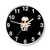 Halloween Jason Bloody Hockey Mask Wall Clocks