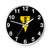 Say The Word Shazam Logo Wall Clocks