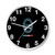 Twenty One Pilots Abstract Blue Line Mask Logo Wall Clocks