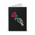 Skeleton Holding Rose Full Color Spiral Notebook