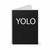 Yolo You Only Live Once Spiral Notebook