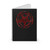 Pentagram Blood Baphomet Horror Goth Gothic Spiral Notebook