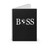 Bmw Boss Logo Parody Spiral Notebook
