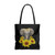 Cute Elephant With Sunflower Tote Bags Cute Elephant With Sunflower Tote Bags