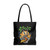 Skull Holding Boat Tote Bags