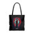 Spiderman Across The Spider Verse Part One New Logo Peace Sign Movie Tote Bags