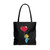 The Simpsons Maggie Heart Balloon Tote Bags