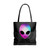 Alien Colour Humans Are Not Real Tote Bags