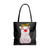 Cute Pig With Leopard Bandana Tote Bags