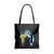 Goku And Vegeta Vs Zeno Sama Tote Bags