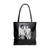 Michael Jackson And Freddie Mercury Vintage Tote Bags