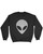 Alien Crop Top Sweatshirt