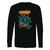 Japanese T Rex Godzilla Monster Eat Pizza Long Sleeve T-Shirt Tee