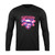 Pink And Purple Grunge Logo Supergirl Long Sleeve T-Shirt Tee