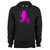 Cat On A Bike Pink Hoodie