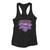 Pink And Purple Grunge Logo Supergirl Women Racerback Tank Top