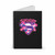 Pink And Purple Grunge Logo Supergirl Spiral Notebook