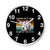 Living In A Van Down By The River Wall Clocks