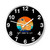 Retro Rodent Funny Capybara Dont Be Worry Be Capy Wall Clocks